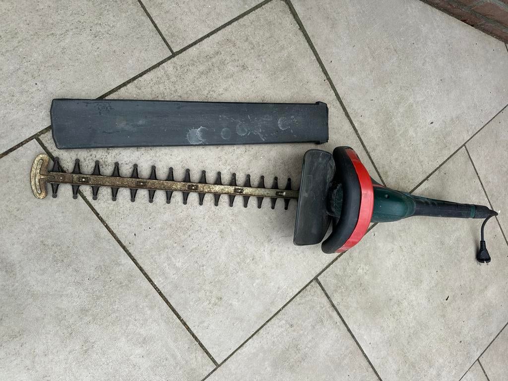 Metabo elektrische heggenschaar t.e.a.b., Ophalen of Verzenden, Gebruikt, Elektrisch