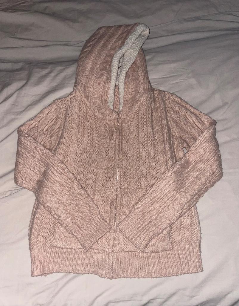 Lichtroze Kabelgebreide Cardigan met Sherpa Voering, Primark, Nieuw, Ophalen of Verzenden, Roze