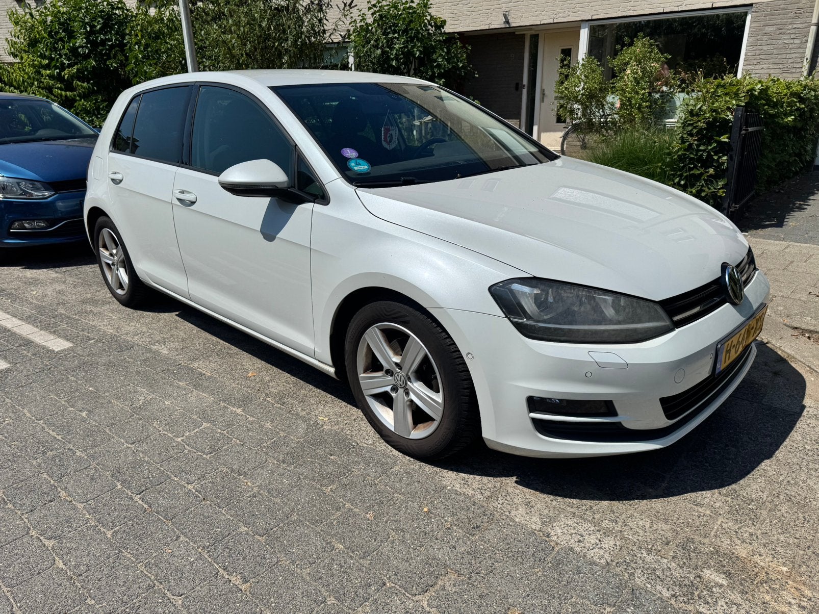Volkswagen Golf 1.2 TSI 77KW 5D 2013 Wit Parelmoer., Auto's, Voorwielaandrijving, 4 cilinders, 610 kg, Handgeschakeld