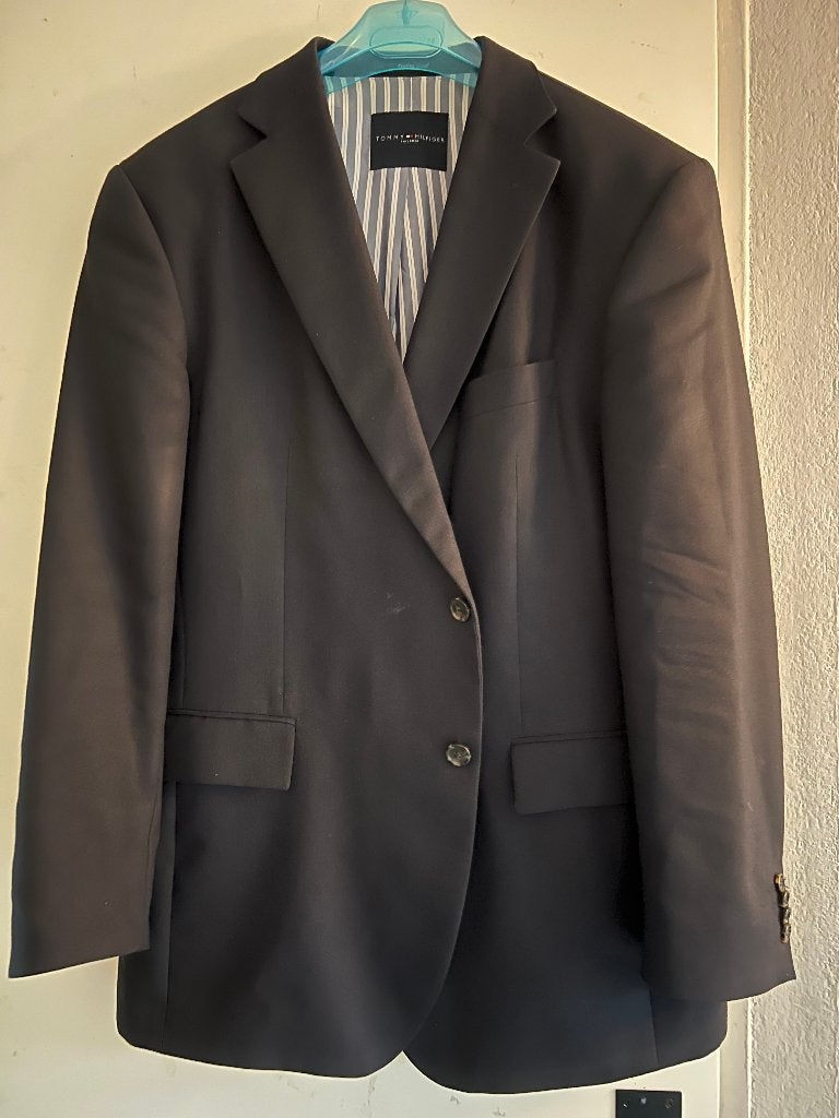 Vintage Tommy Hilfiger design blazer heren colbert jasje XL, Blauw, Tommy Hilfiger, Maat 56/58 (XL), Ophalen of Verzenden