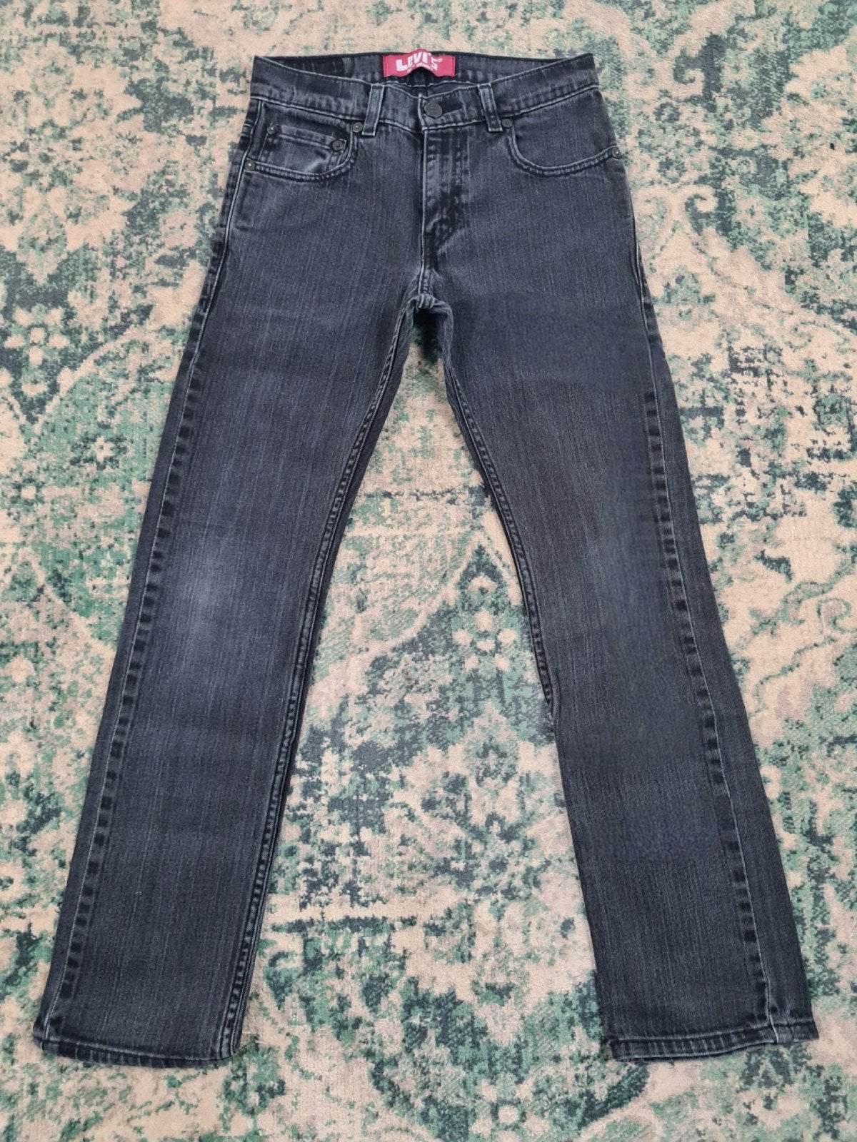Levi's 511 straight fit W27 L28 Dames Tulsi2728 Mid-rise, Zwart, Ophalen of Verzenden, Zo goed als nieuw, W27 (confectie 34) of kleiner