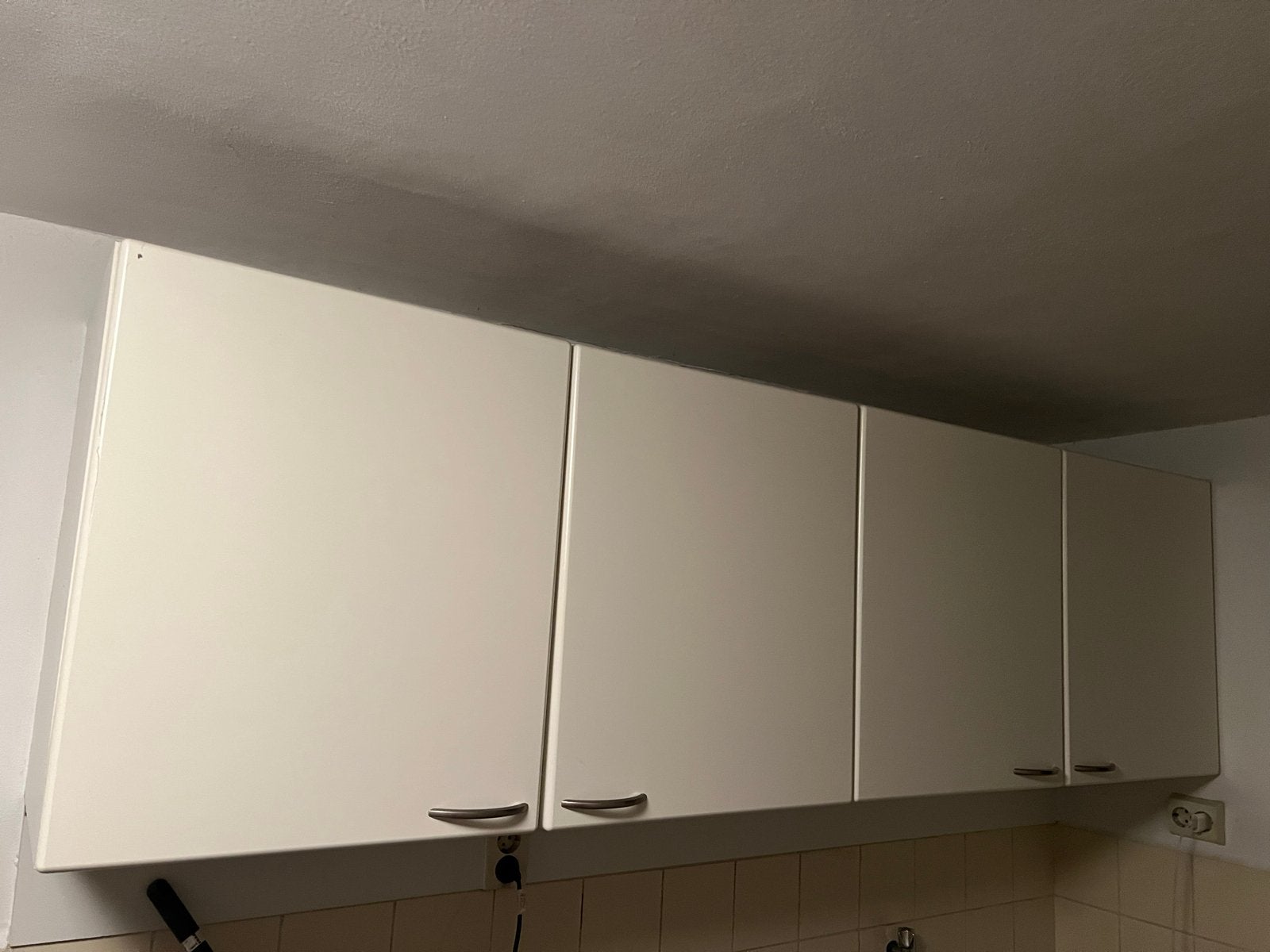 Witte keukenkasten voor bijkeuken of garage, Ophalen, Gebruikt, Wit, 50 tot 100 cm