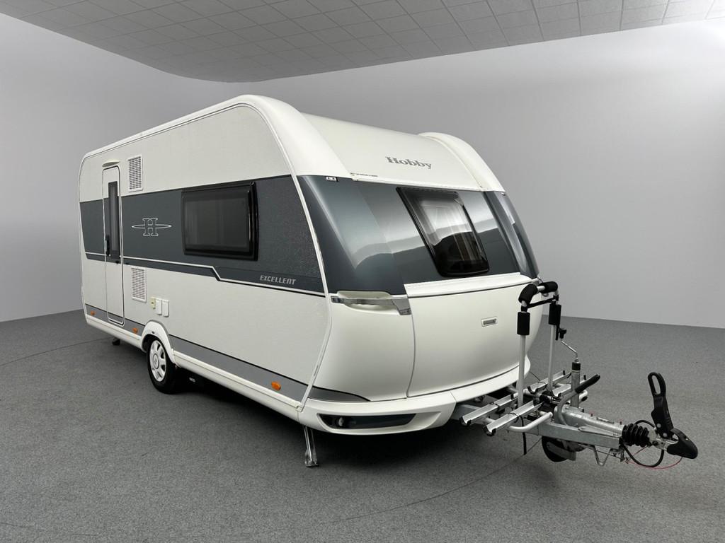 Hobby Excellent 460 SFF Queensbed Mover INCL. STALLING, Caravans en Kamperen, Caravans, Vast bed, Hobby, Bedrijf, Tot en met 3
