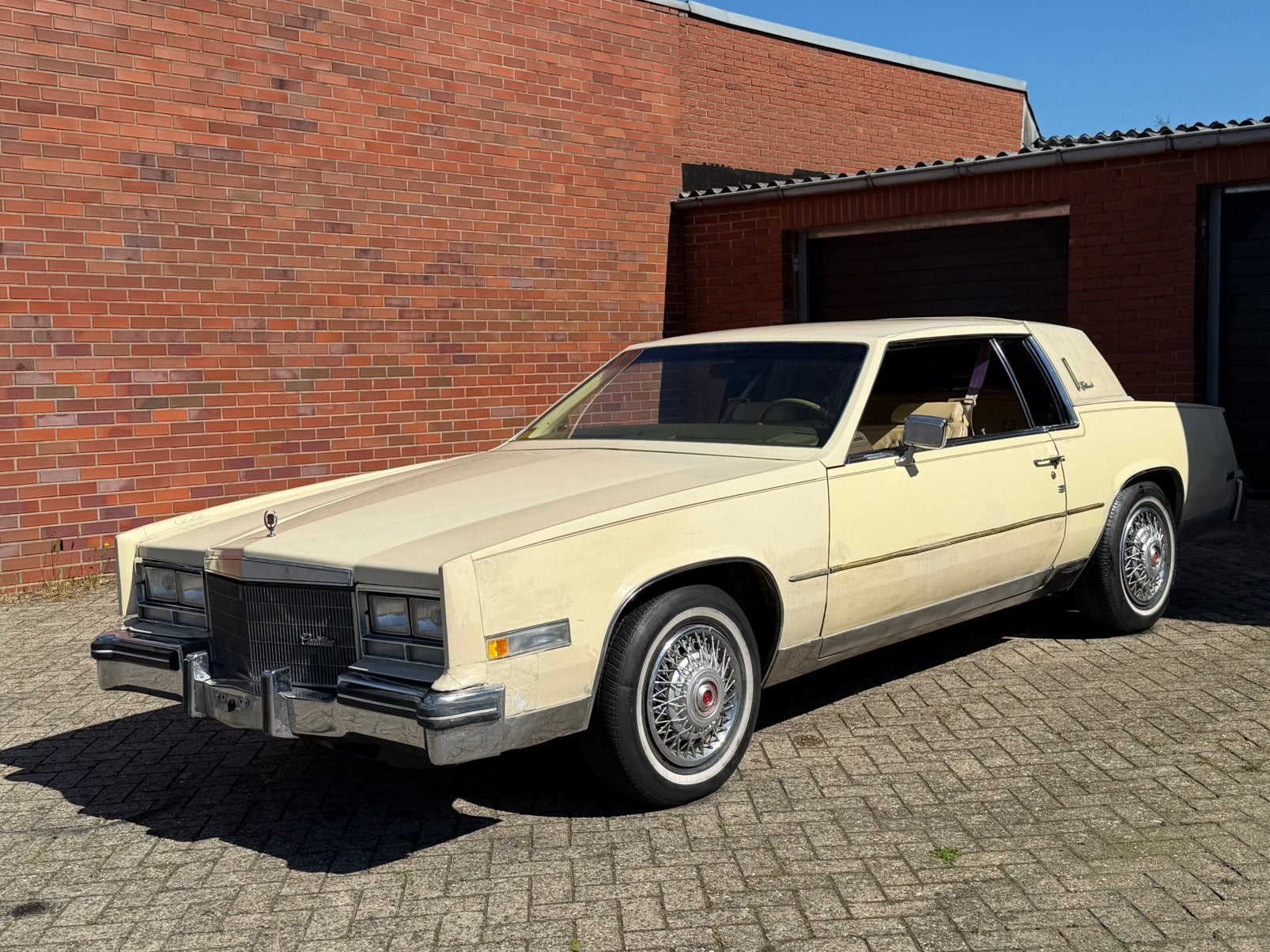 Cadillac Eldorado 4.1 v8 belastingvrij 1985, Coupé, Cadillac, Automaat, Lederen bekleding