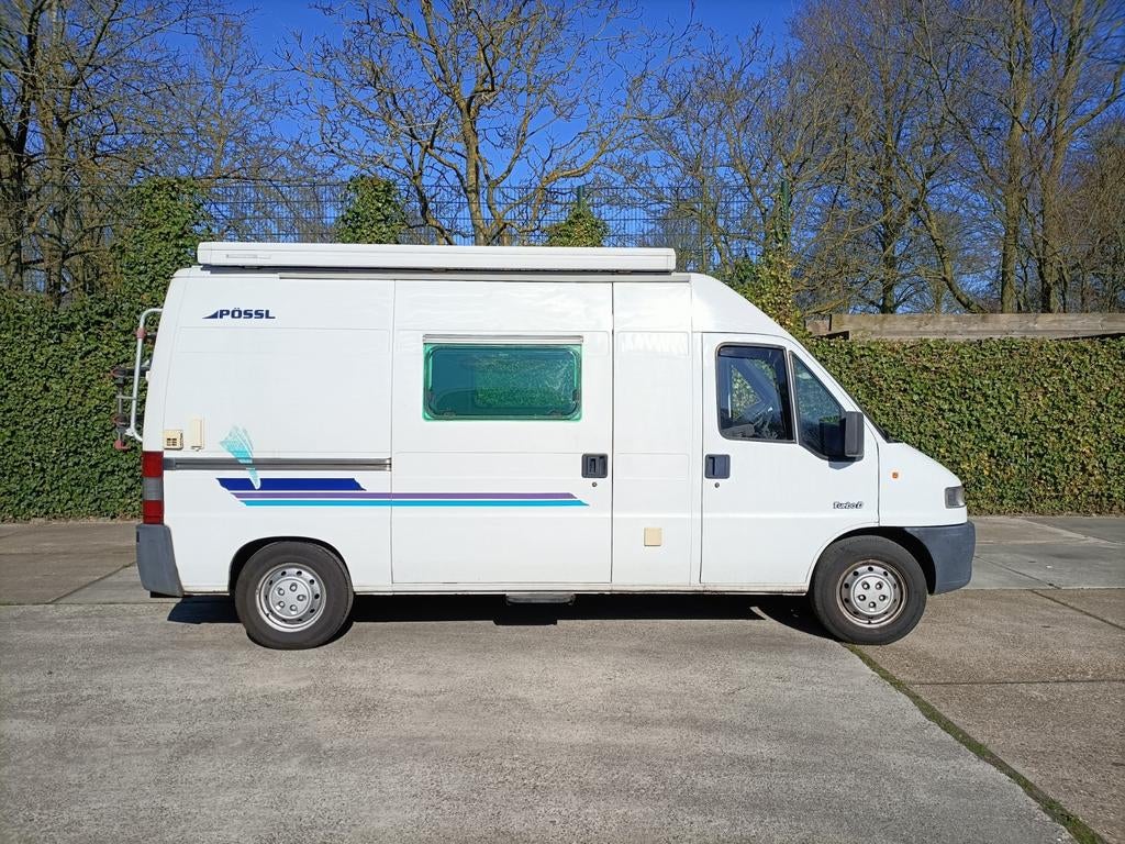 Originele Possl Peugeot Boxer 2.5TD, Caravans en Kamperen, Buscamper of Camperbus, Ringverwarming, Pössl, Tot en met 2