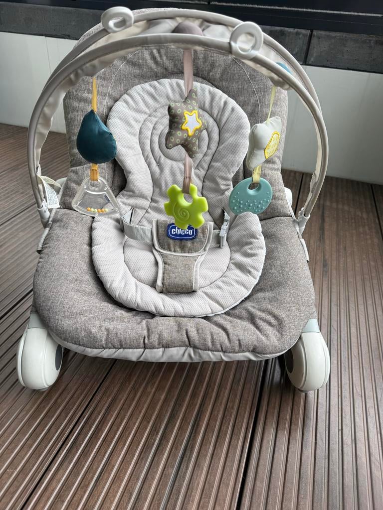 Chicco Hoopla Wipstoel met Speelboog, Schoon, newborn, Wipstoel, Ophalen of Verzenden, Chicco, Met gordel(s) of riempje(s)