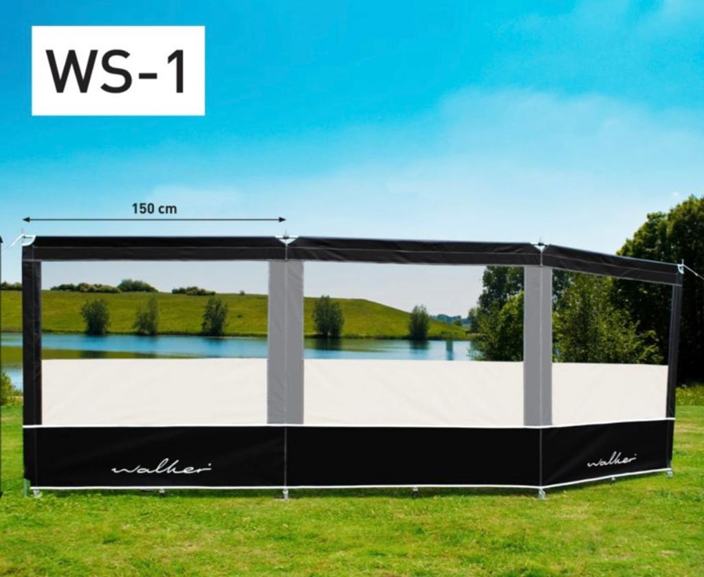 Windscherm 1 keer gebruikt 'Walker' afm L450xH150, Ophalen of Verzenden, Zo goed als nieuw