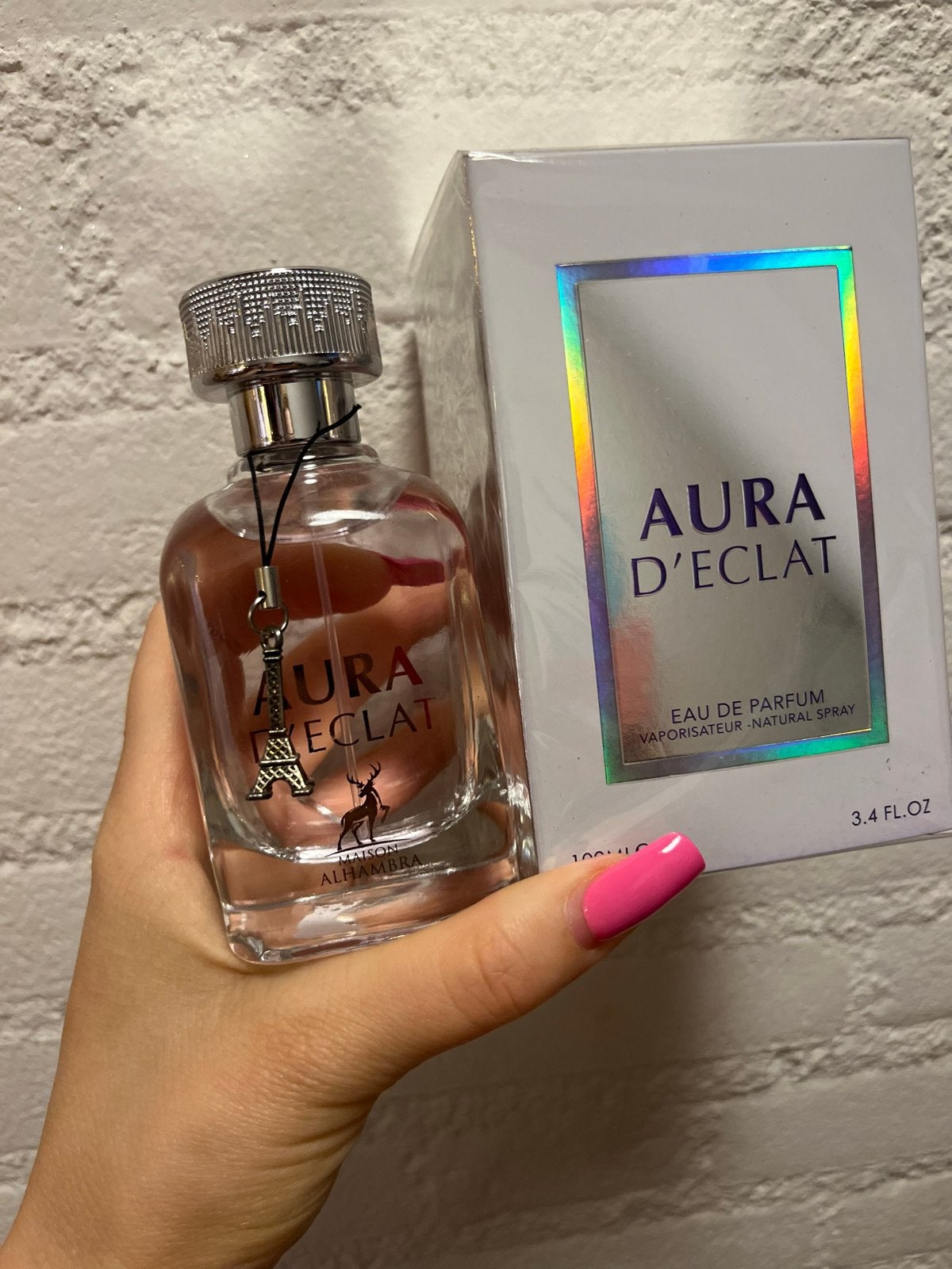 Maison Alhambra Aura D'Eclat Eau de Parfum 100 ml - Originee, Ophalen of Verzenden, Nieuw