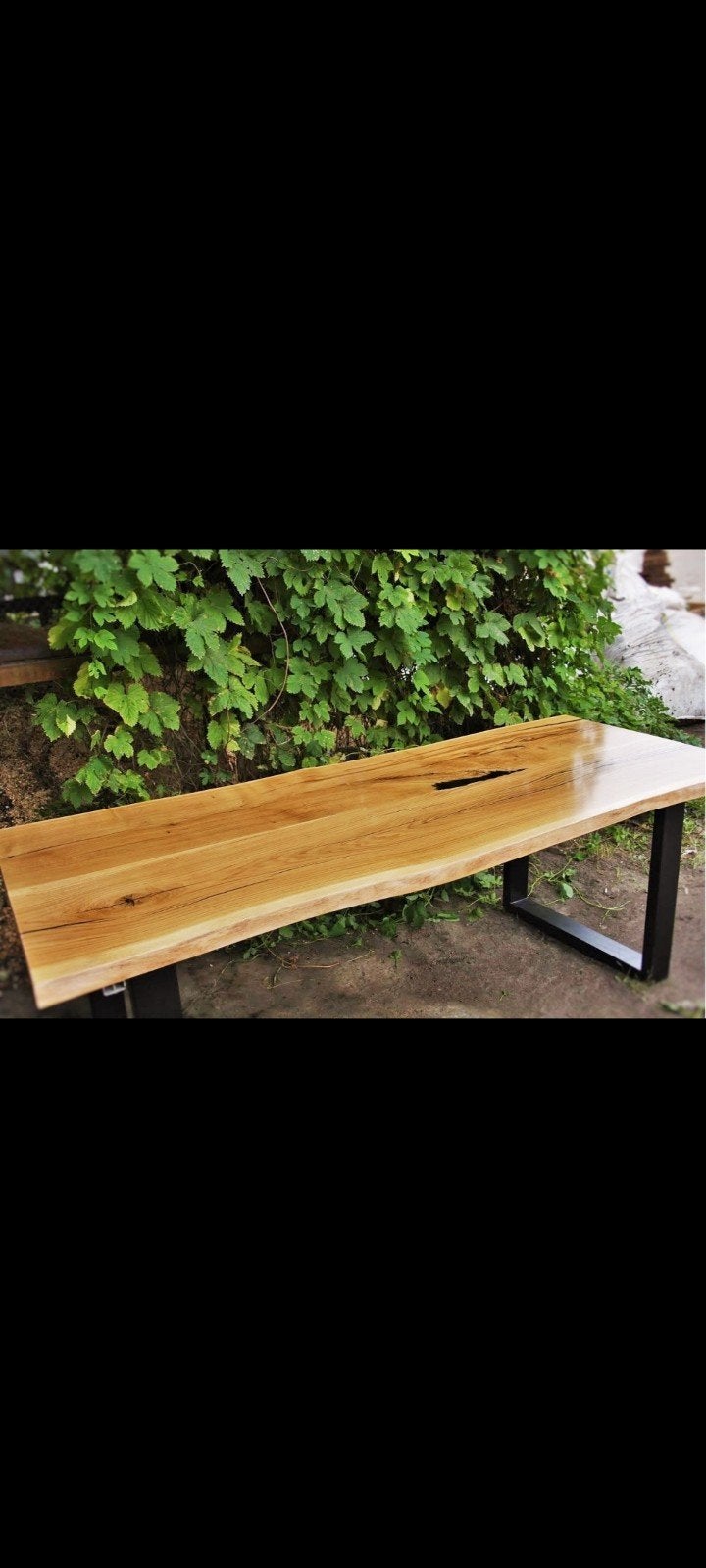 Unieke epoxy eikenhouten tafelblad, Huis en Inrichting, Tafels | Eettafels, Ophalen, 100 tot 150 cm, Eikenhout, Vijf personen of meer