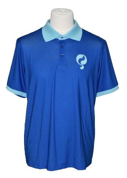 Nieuwe Quick 1905 GOLF heren polo, blauw/aqua, Mt. L, Verzenden, Nieuw, Kleding, Overige merken