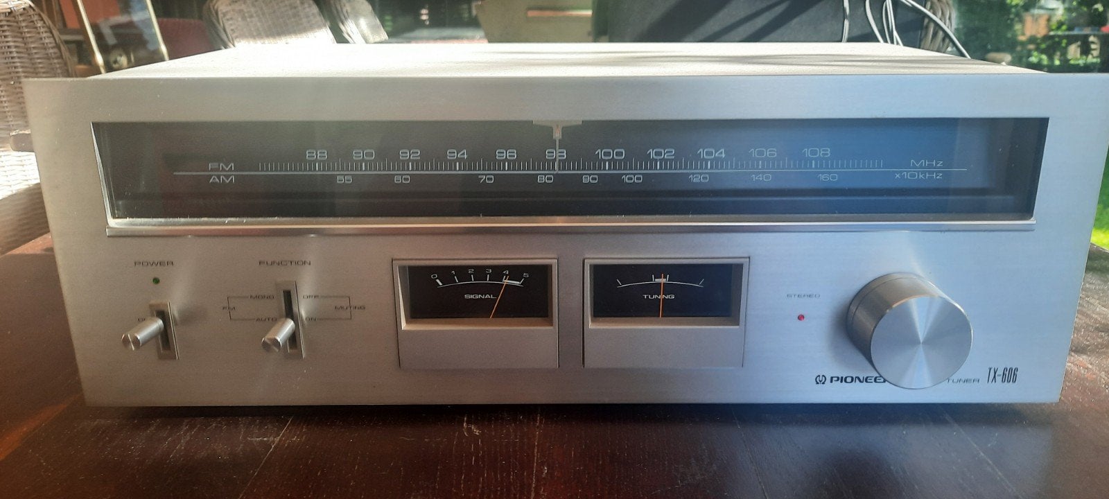 Pioneer TX-606 Analoge Stereo HiFi Tuner uit 1978, Ophalen of Verzenden, Gebruikt, Analoog