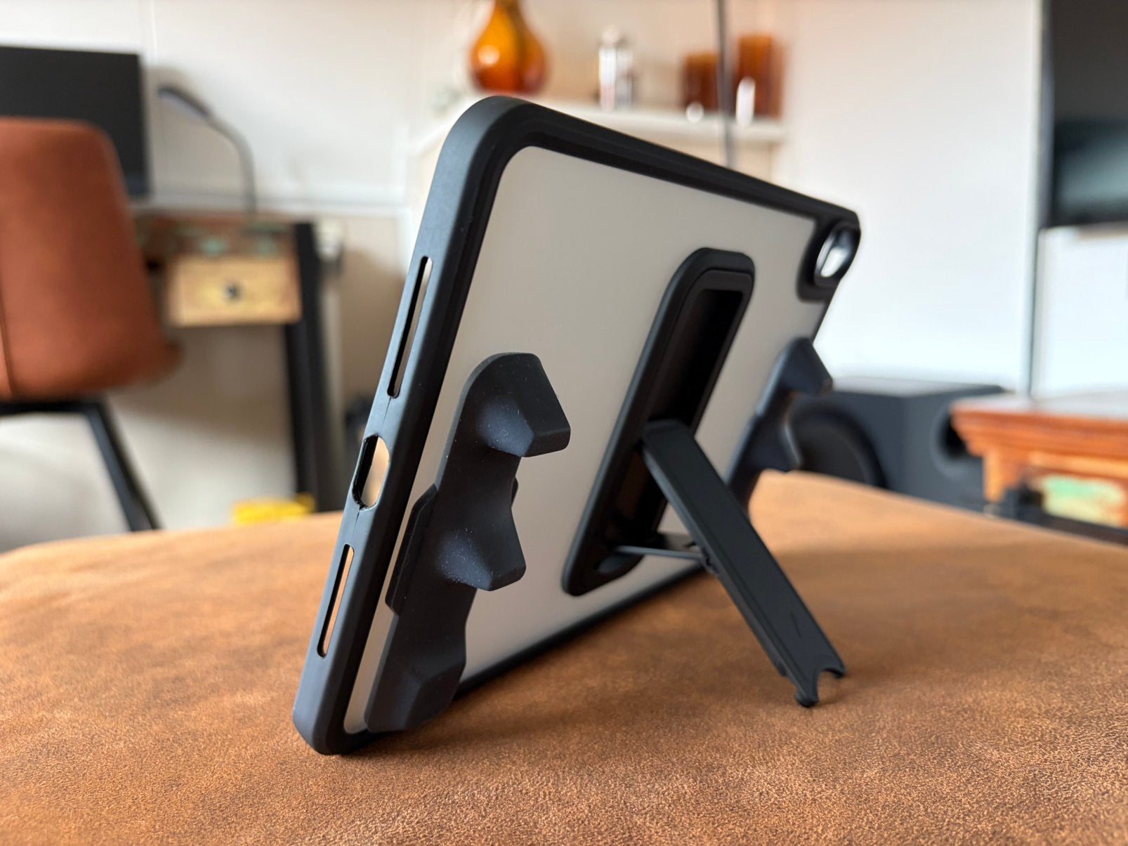 Nieuw iPad Mini 6/7 GAME hoesje + grip en standaard, Computers en Software, Tablet-hoezen, 8 inch, Nieuw, Bescherming voor- en achterkant