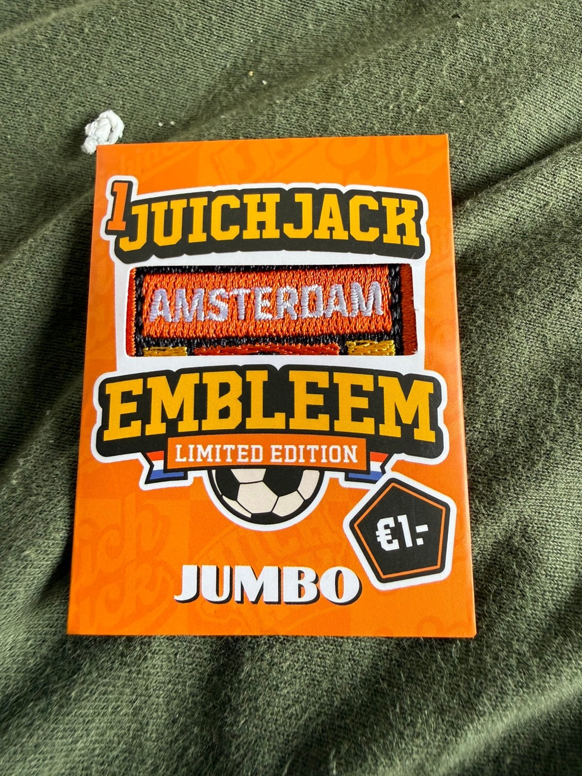Juiche embleem amsterdam, Ophalen of Verzenden, Zegels, Bonnen of Punten
