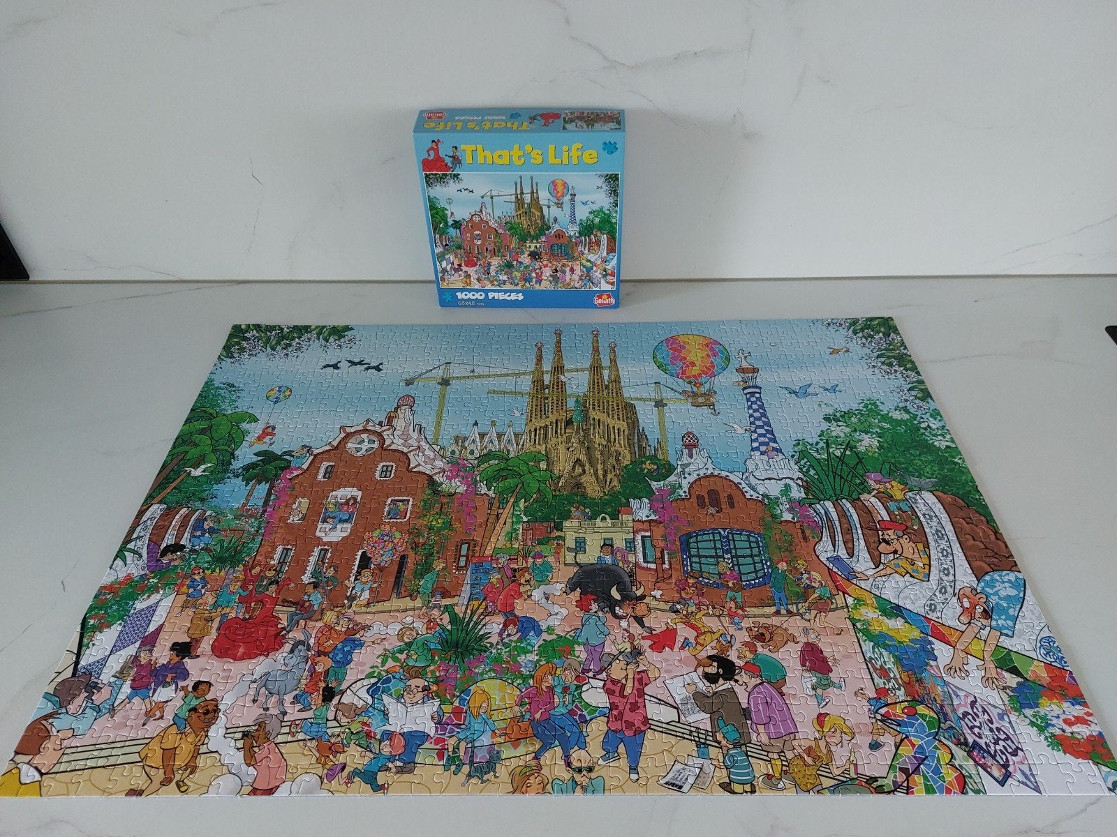 Spanje that's life puzzel 1000 stukjes, Ophalen, 500 t/m 1500 stukjes, Zo goed als nieuw, Legpuzzel