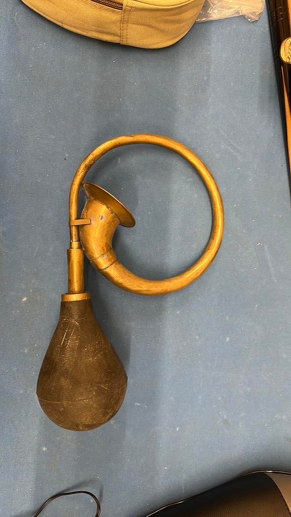 Antieke messing autohoorn/claxon, Antiek en Kunst, Ophalen of Verzenden