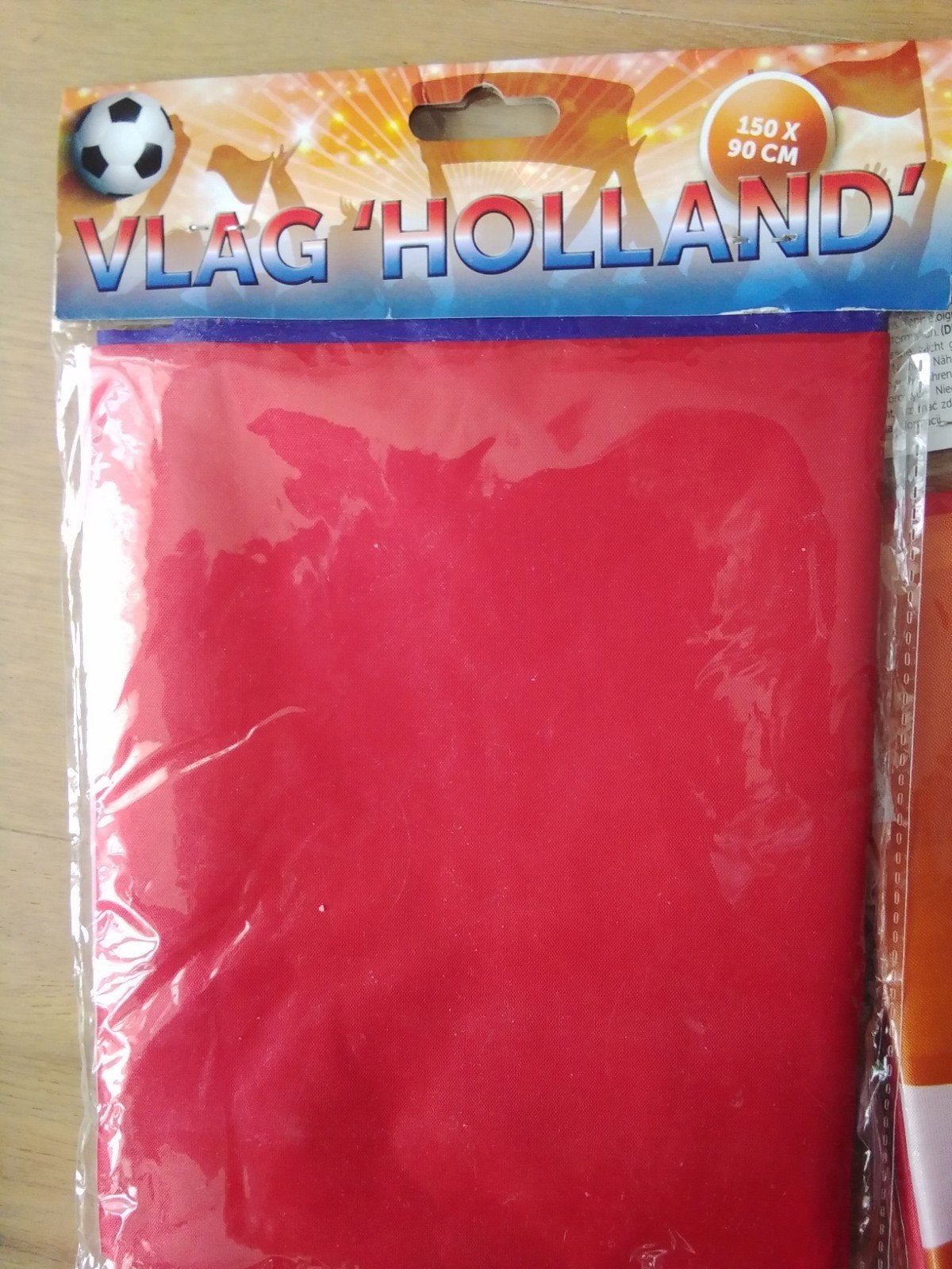 Nederlandse vlag met tekst HOLLAND 150 x 90 cm, Ophalen of Verzenden