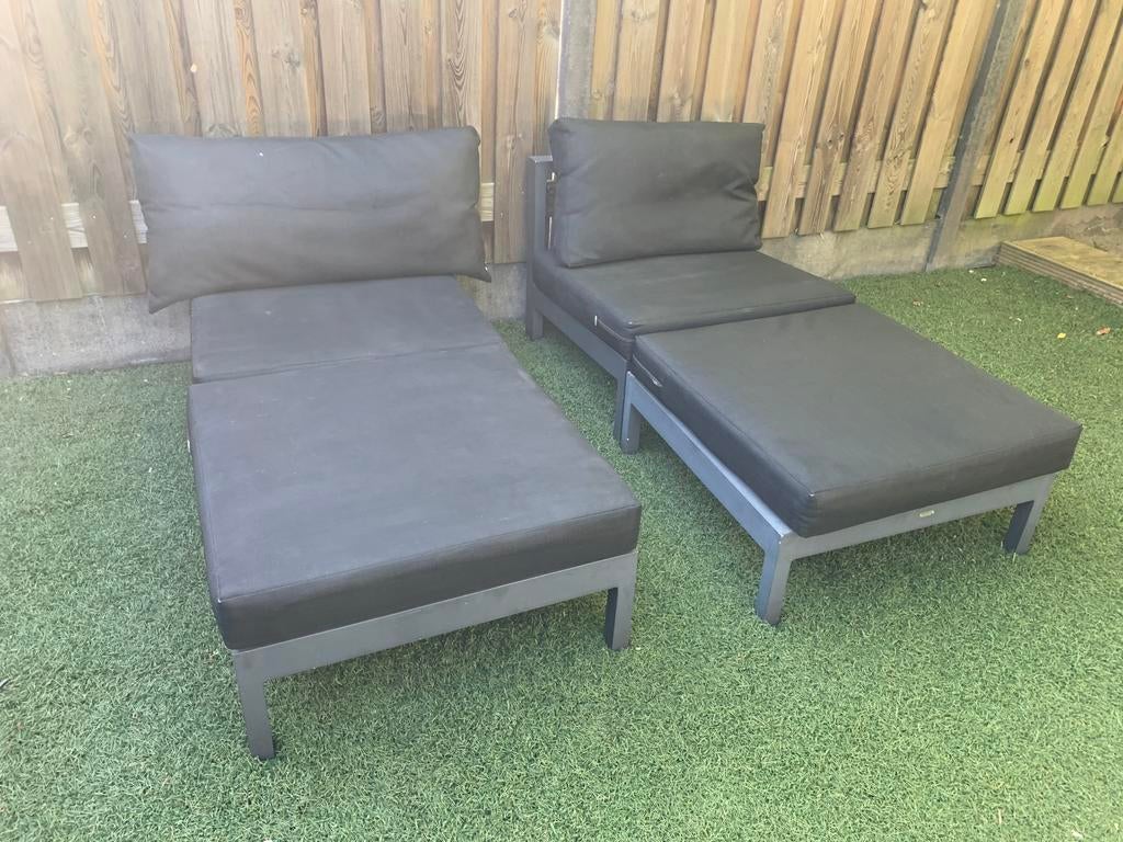 lounge set van Buitenhof met kussens van Life outdoor!, Tuin en Terras, Tuinsets en Loungesets, Ophalen, Gebruikt, Loungeset, Overige materialen