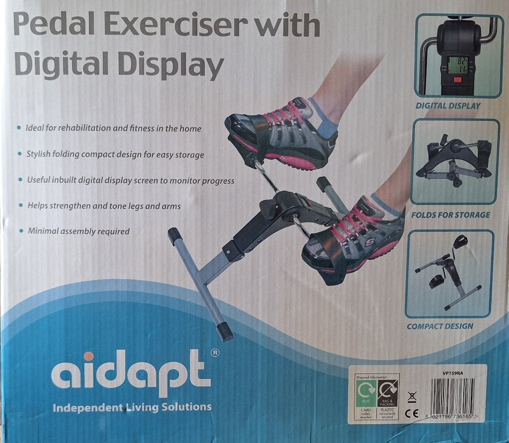 Adapt Pedal Exerciser met digitaal display, Ophalen, Overige typen, Buik, Zo goed als nieuw