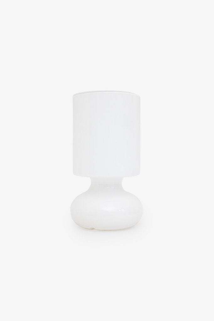 Witte vintage IKEA Lykta mushroom vaas, Onbekend, Ophalen of Verzenden, Zo goed als nieuw, Onbekend