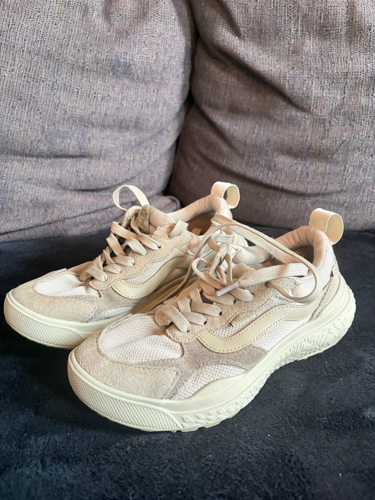 Vans UltraRange Sneakers - Lichtgroen/Beige - Maat 38.5, Ophalen of Verzenden, Zo goed als nieuw, Groen, Sneakers of Gympen