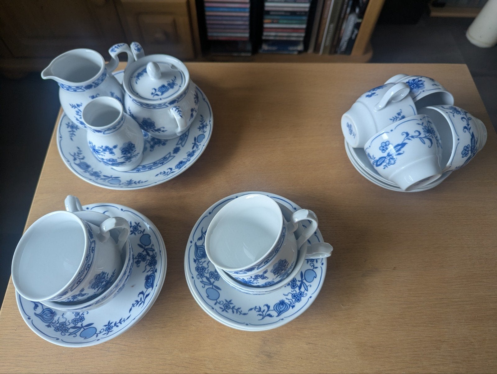 Vintage Blau Saks servies - Koffie/Thee set, Ophalen