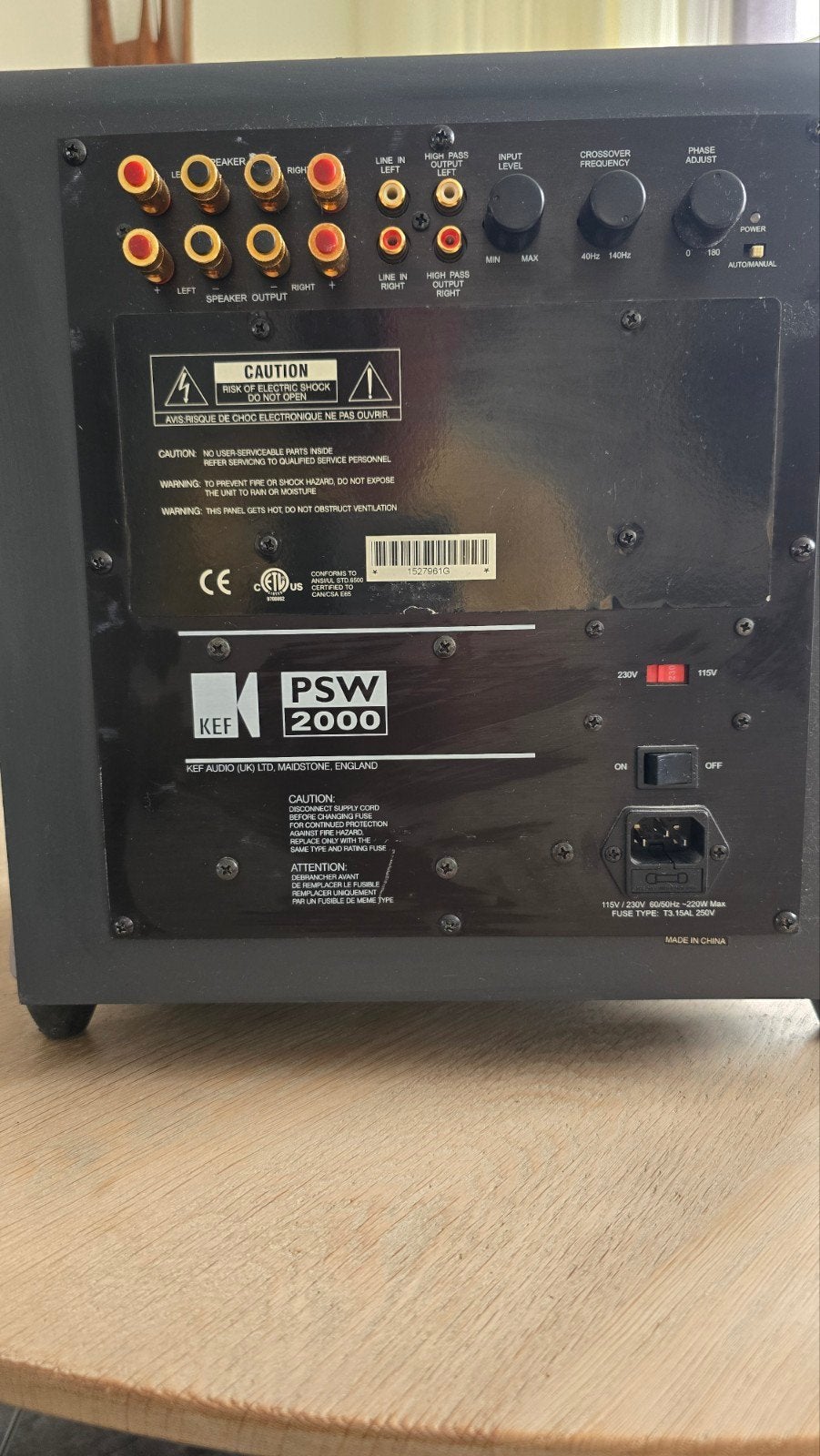 ≥ Kef PSW 2000 Subwoofer Te Koop | Marktplaats