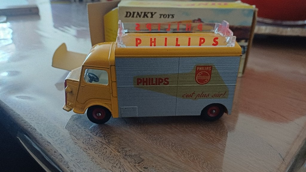 dinky toys citroen  PHILIPS ,no.587. Met box, Ophalen of Verzenden