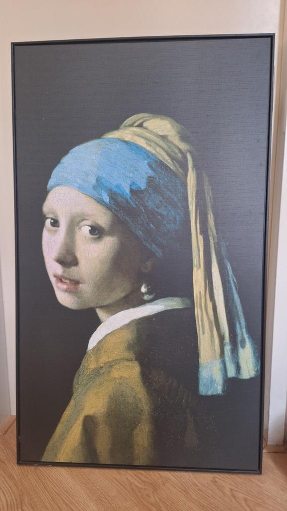 Het meisje met de Parel van Vermeer, Antiek en Kunst, Kunst | Schilderijen | Klassiek, Ophalen, Portret of Personen