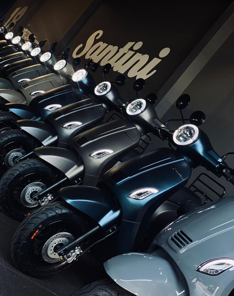 🇮🇹NIEUWE SANTINI CAPRI SCOOTERS🇮🇹, Overige merken, Nieuw, Ophalen of Verzenden, Benzine