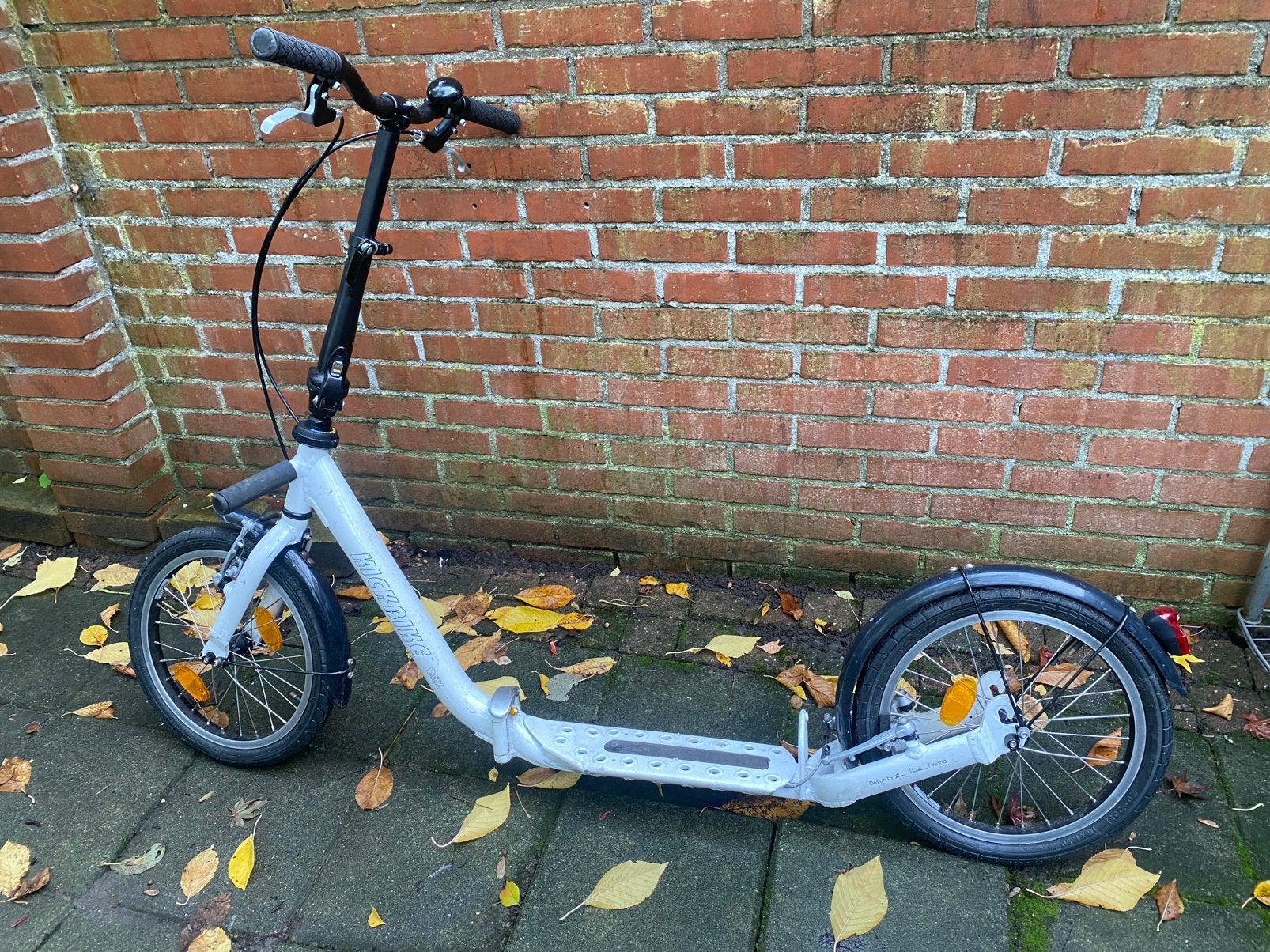 Kickbike Clix 2.0 wit vouwstep, Ophalen, Zo goed als nieuw, Kickbike