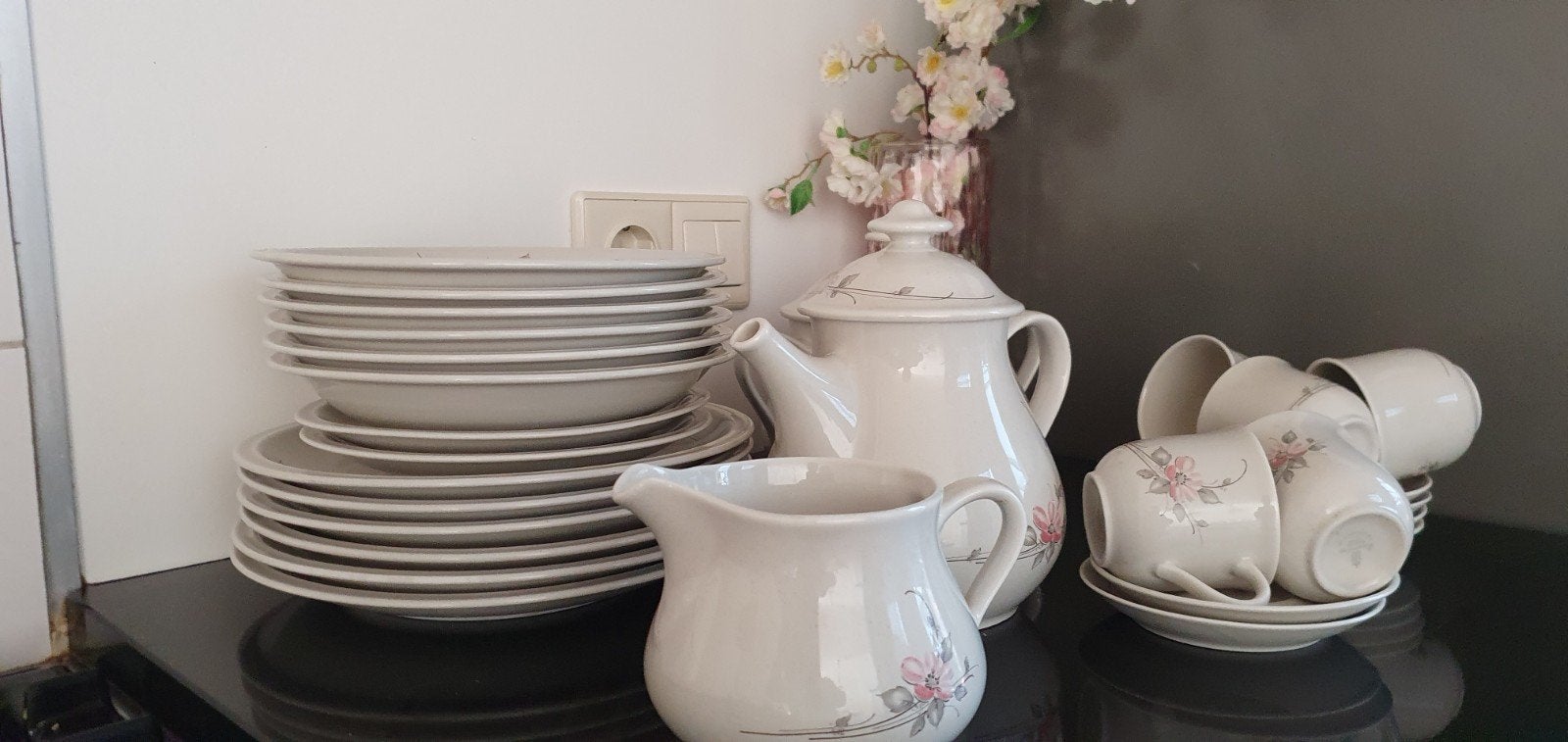 Vintage Winterling Bavaria Servies - Bloemenmotief, Ophalen of Verzenden