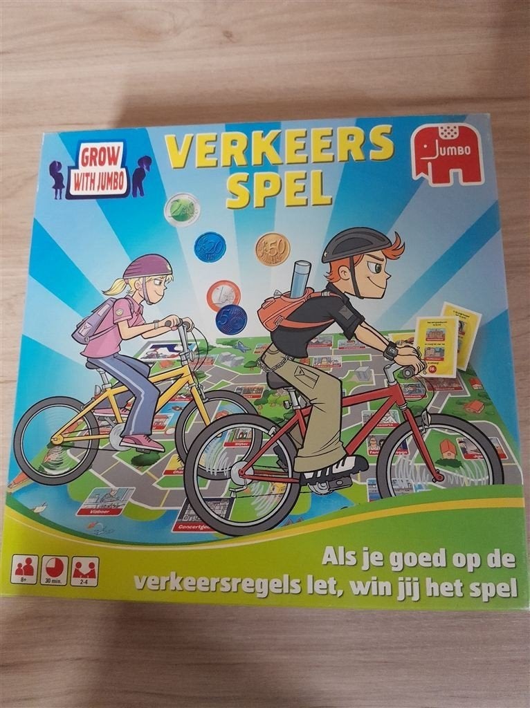 Verkeersspel - verkeer spel - s1614, Verzenden, Zo goed als nieuw