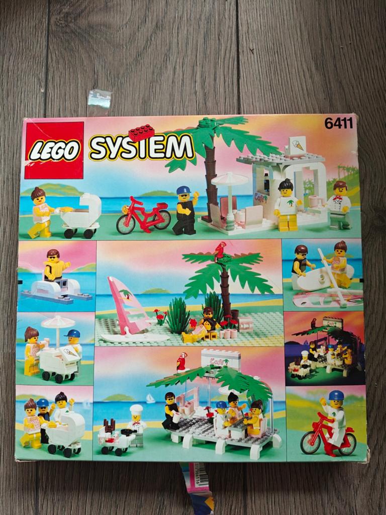 Vintage LEGO Paradisa Cafe 6411 - Complete set met doos, Kinderen en Baby's, Speelgoed | Duplo en Lego, Overige thema's, Lego