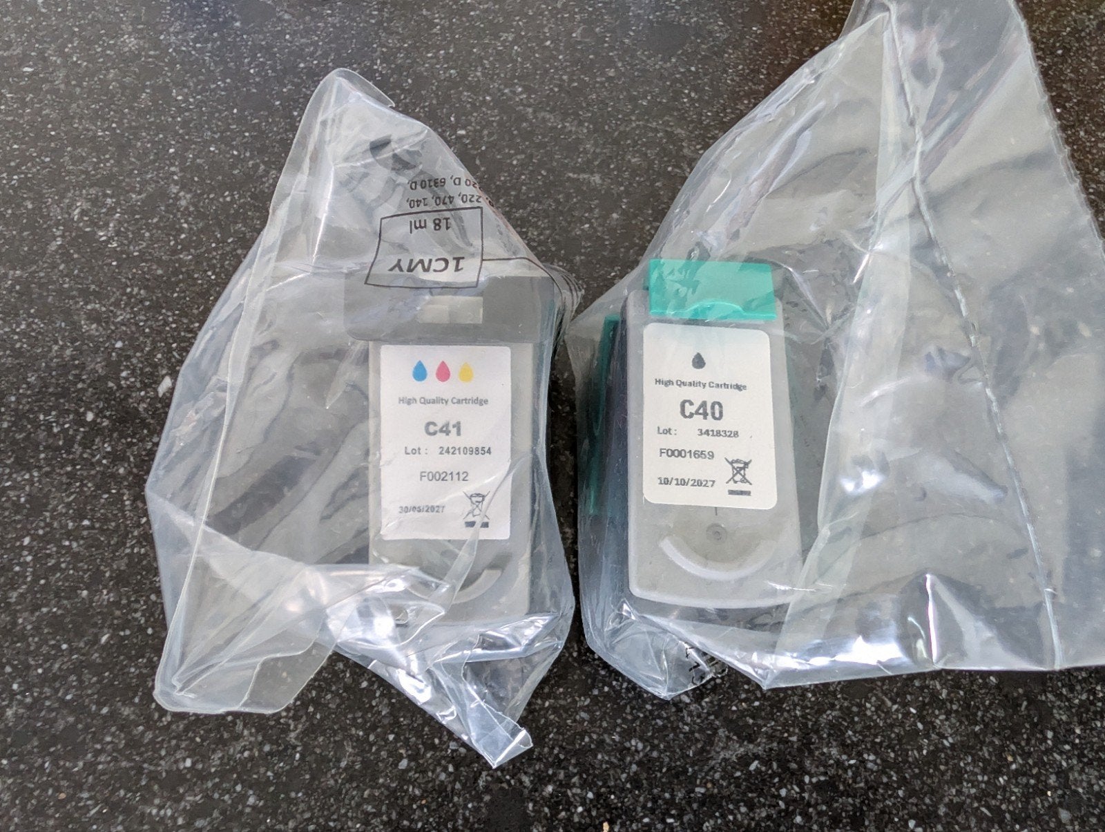 Nieuwe C40 en C41 inktcartridges - Hoge kwaliteit, Ophalen of Verzenden, Nieuw, Cartridge, Onbekend