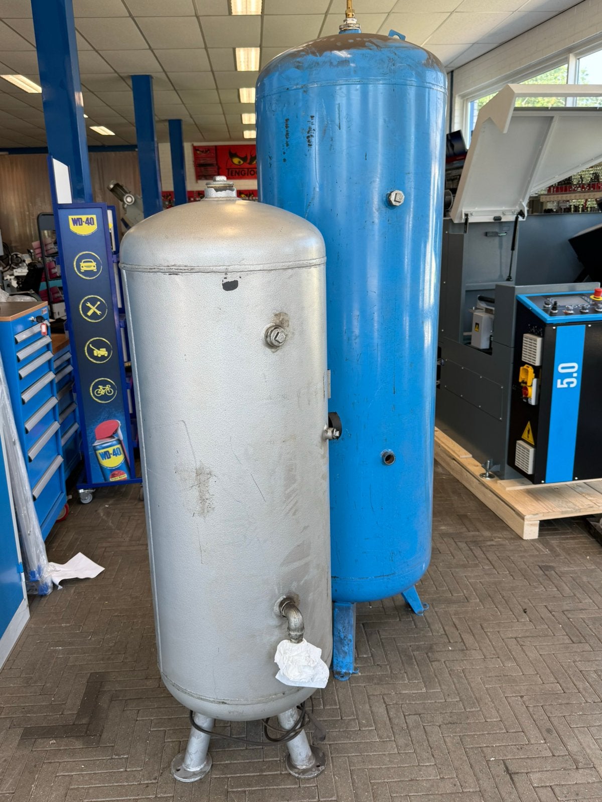 2x luchttank, compressor tank. Creemers en airpress, Ophalen, Creemers, Gebruikt, Dimatech