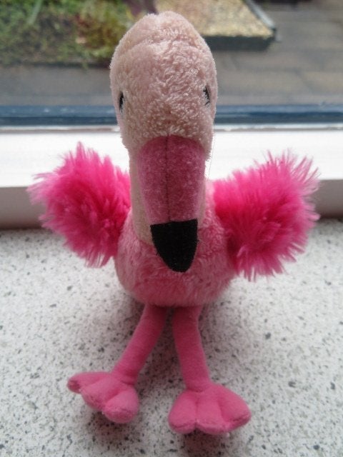 Flamingo merk Ravensden Suma Collection meet ca 15 cm, Kinderen en Baby's, Speelgoed | Knuffels en Pluche, Zo goed als nieuw, Overige typen