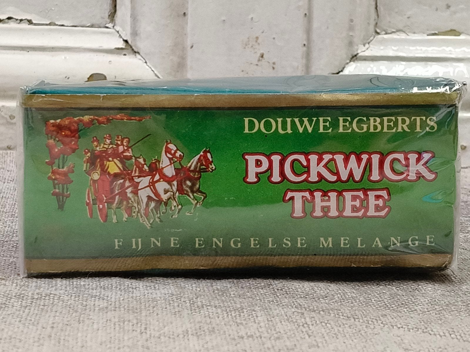 Oud vol pakje DE Pickwick thee, Verzamelen, Merken en Reclamevoorwerpen, Ophalen of Verzenden, Gebruikt