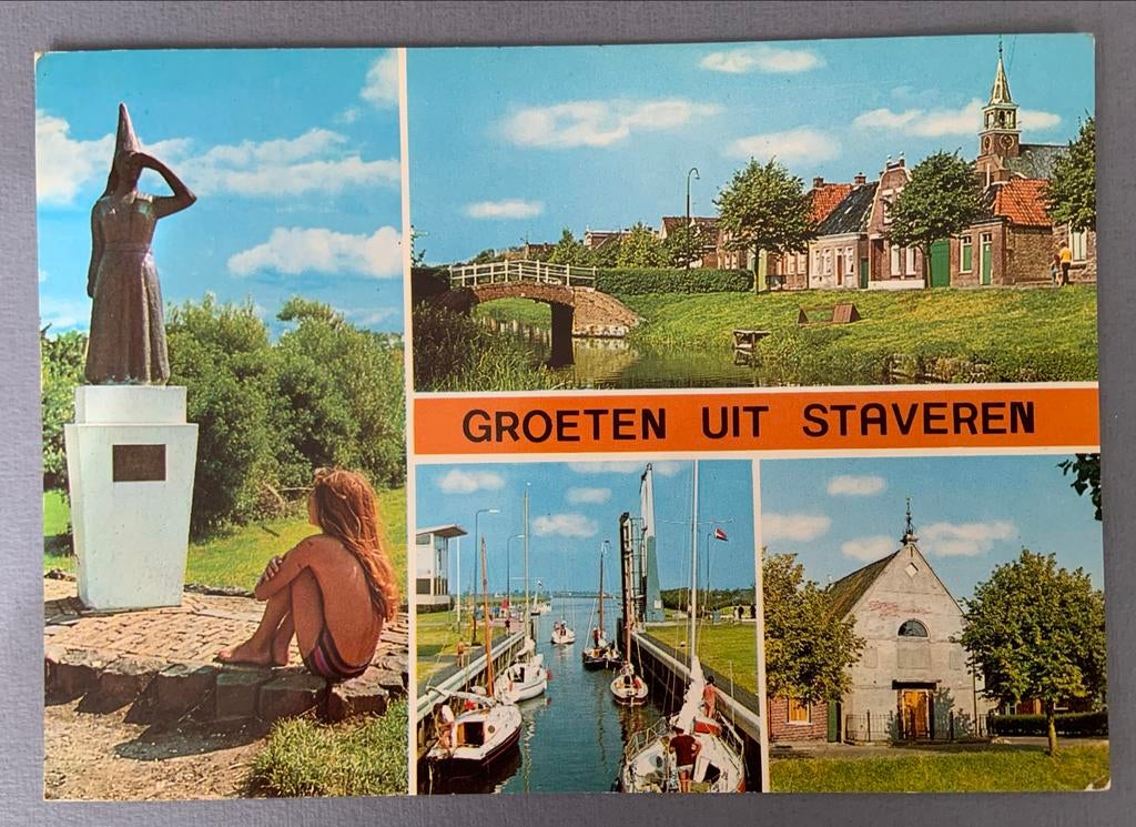 Groeten uit Staveren, Verzenden, 1960 tot 1980, Gelopen, Friesland