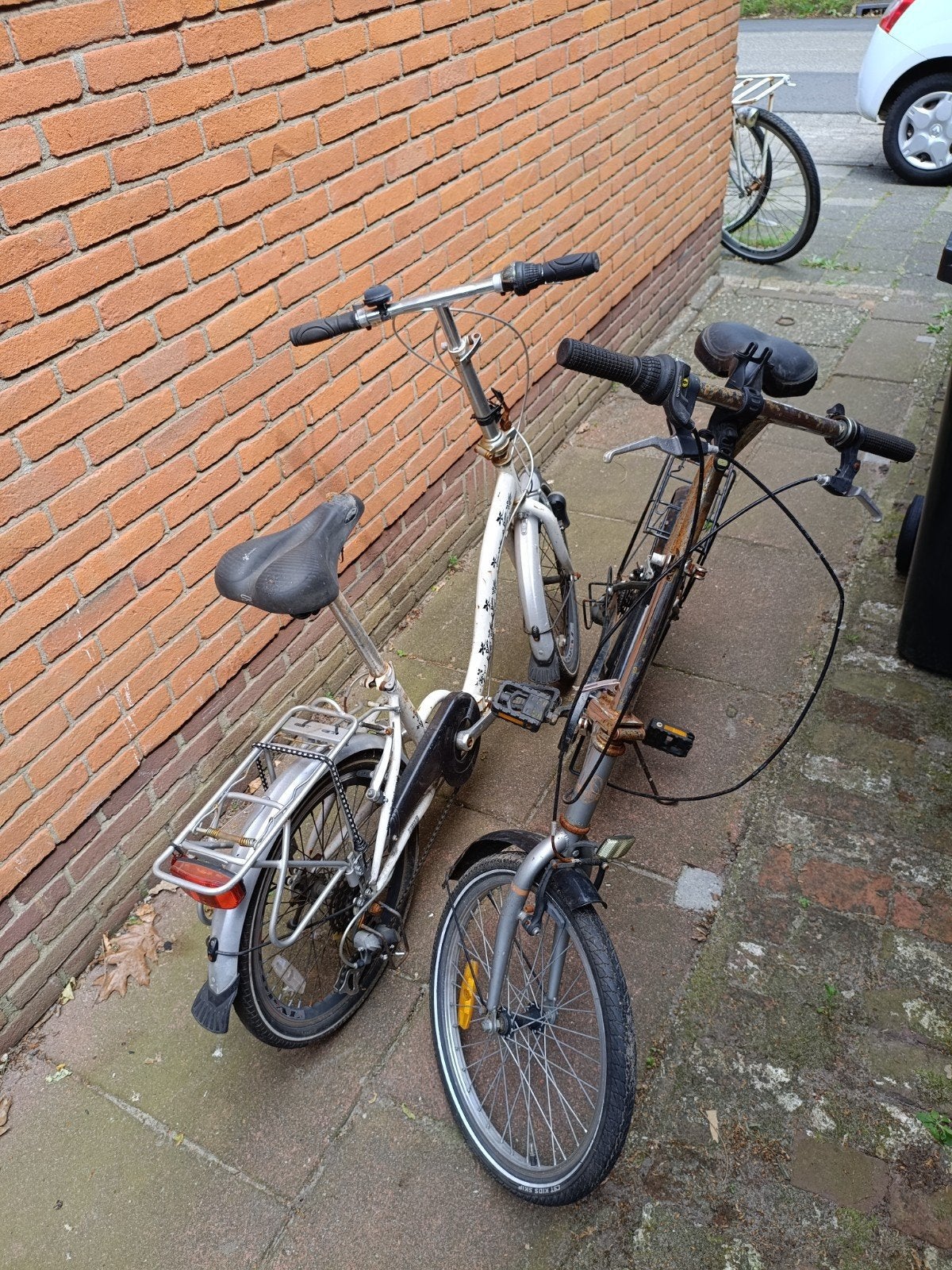 2x VOUWFIETS, Gebruikt, Velgrem, Versnellingen, Totaal opvouwbaar