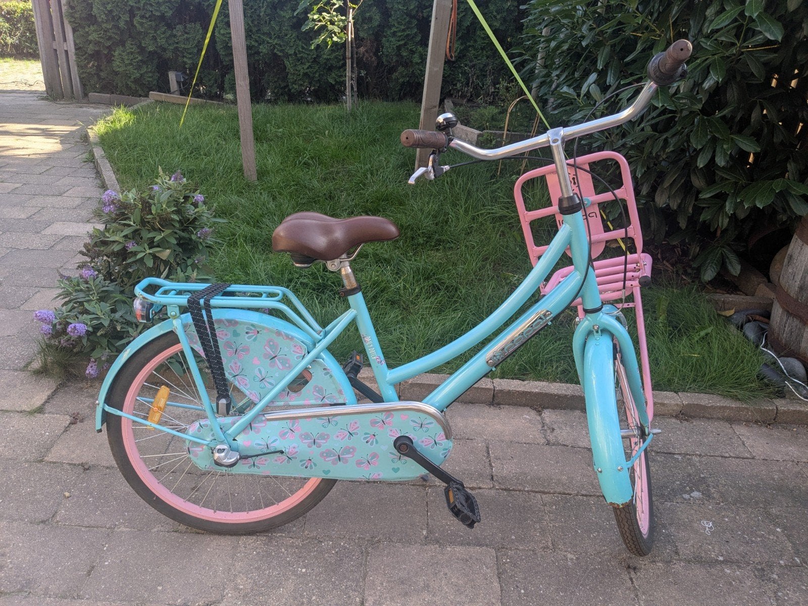 Popal Daily Dutch Basic meisjesfiets 22 inch, Ophalen, Terugtraprem, 22 inch, Gebruikt