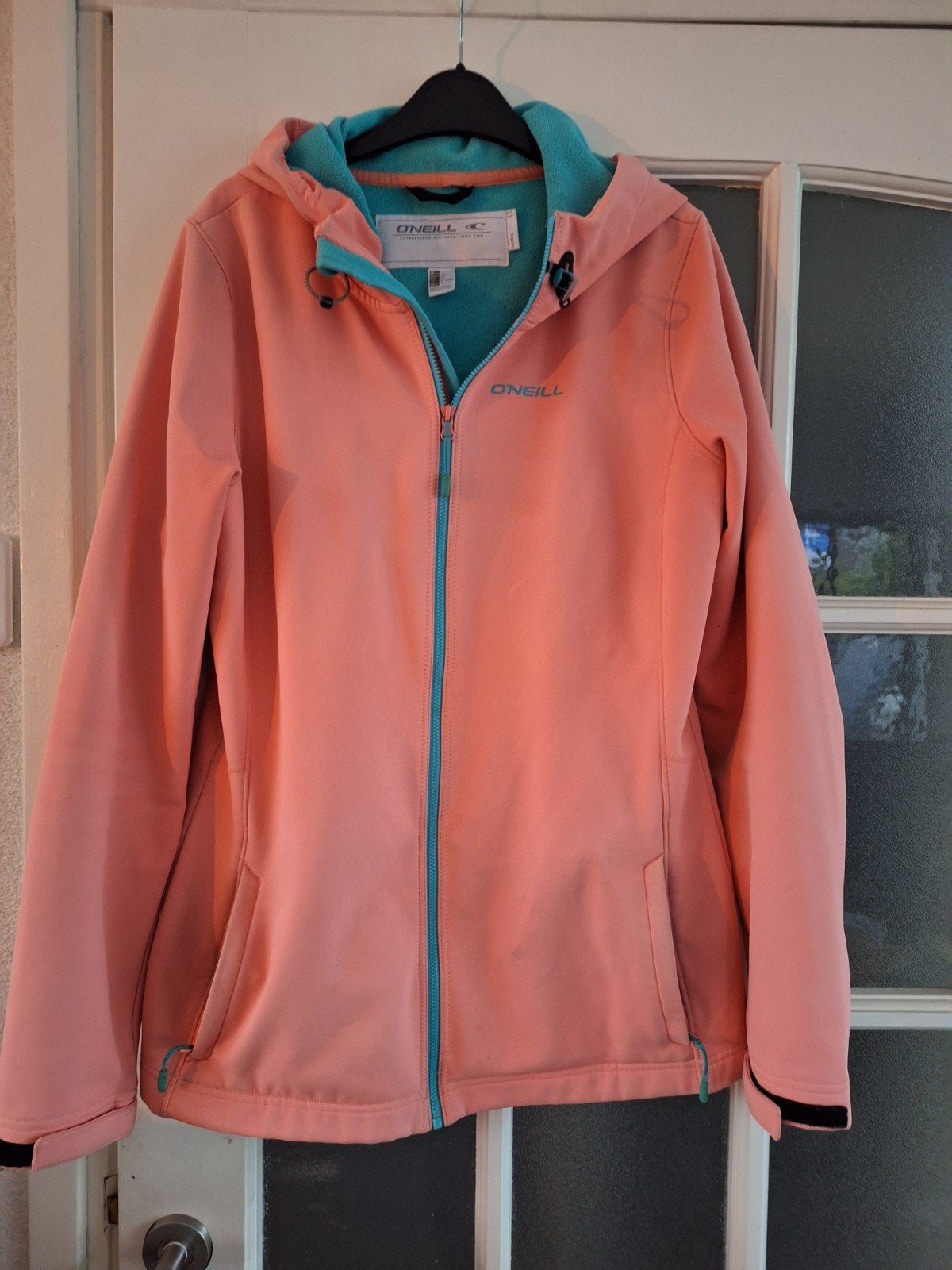O'Neill softshell jas dames maat L - Koraalroze/Turquoise, Maat 42/44 (L), Oranje, Ophalen of Verzenden, O'Neill