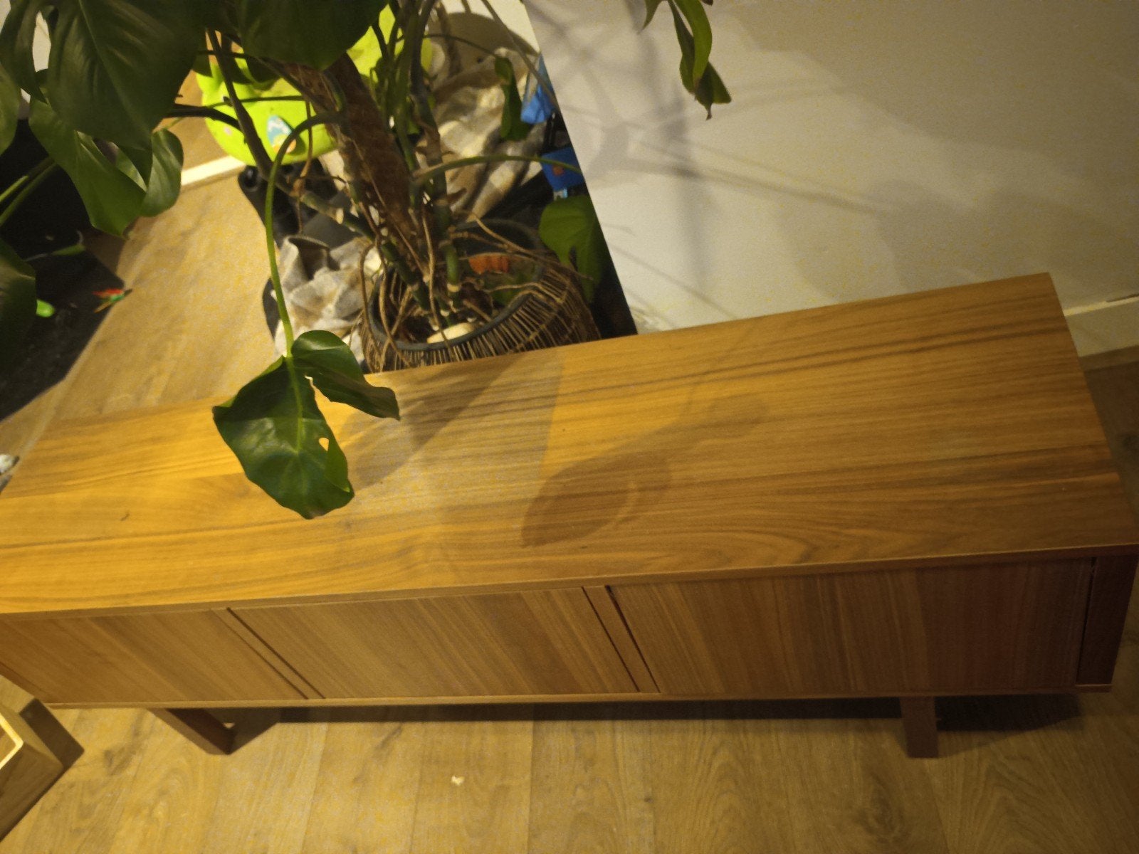 houten tv meubel, Ophalen of Verzenden, Gebruikt, 25 tot 50 cm, Minder dan 100 cm