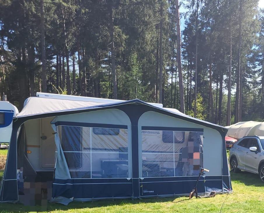 Ventura (Isabella) voortent met eclips luifel en zijwanden., Caravans en Kamperen, Ophalen, Gebruikt, Ten Cate All Season 240g/m2