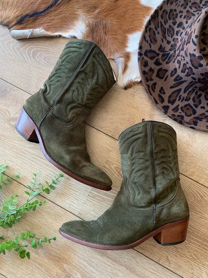 Perlita Peaches cowboylaarzen met rits 41 western boots, Hoge laarzen, -, -, Ophalen of Verzenden