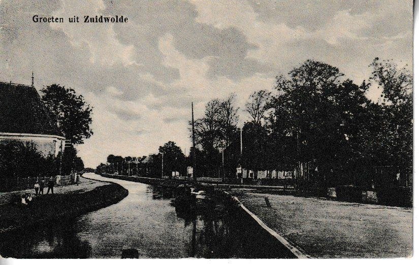 GROETEN uit ZUIDWOLDE, Ophalen of Verzenden, 1920 tot 1940, Ongelopen, Groningen