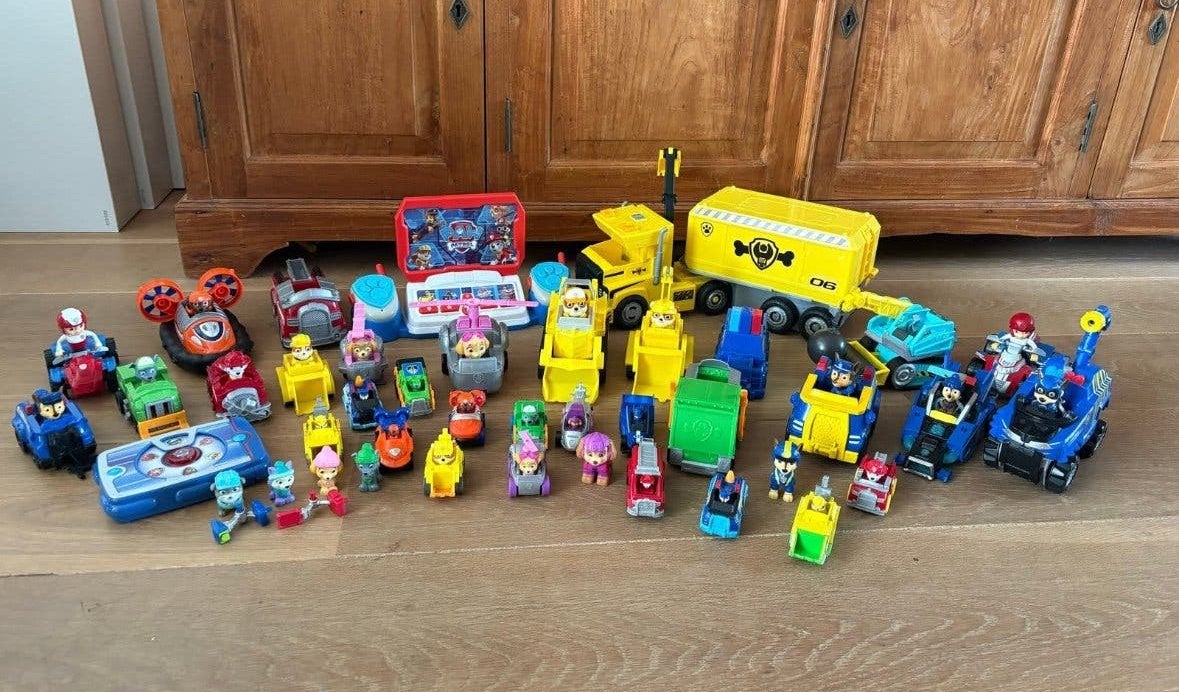 Grote Paw Patrol collectie: voertuigen en figuren, Ophalen, Gebruikt, Jongen of Meisje