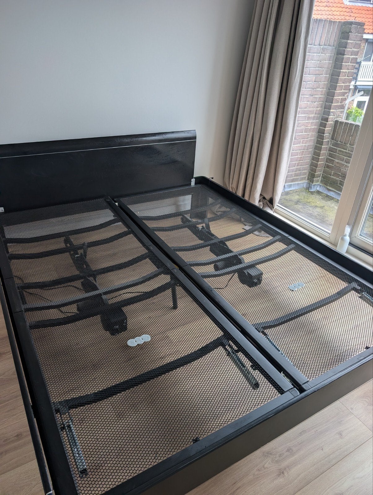Mooi Auping Auronde bed 180x210 met verstelbare hoofdeinden, Huis en Inrichting, Ophalen, Tweepersoons, 180 cm, Hout