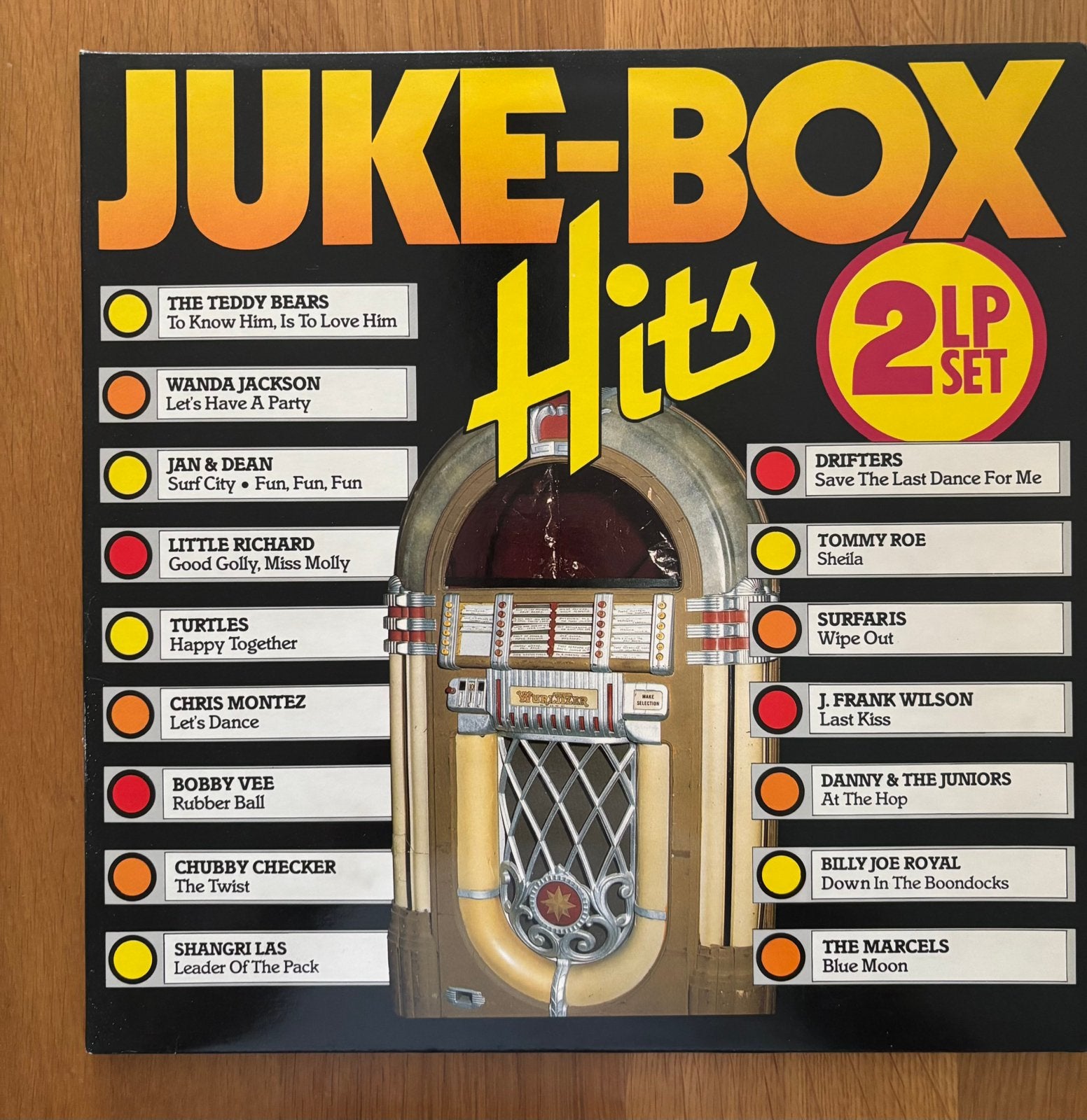 Jukebox hits  dubbel lp vinyl, Cd's en Dvd's, Vinyl | Verzamelalbums, Ophalen of Verzenden, Zo goed als nieuw