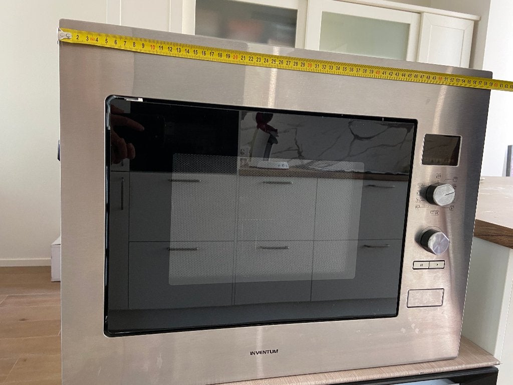 Gratis inbouw combi magnetron, hete lucht oven, grill, Ophalen, Combimagnetron, Gebruikt, 60 cm of meer