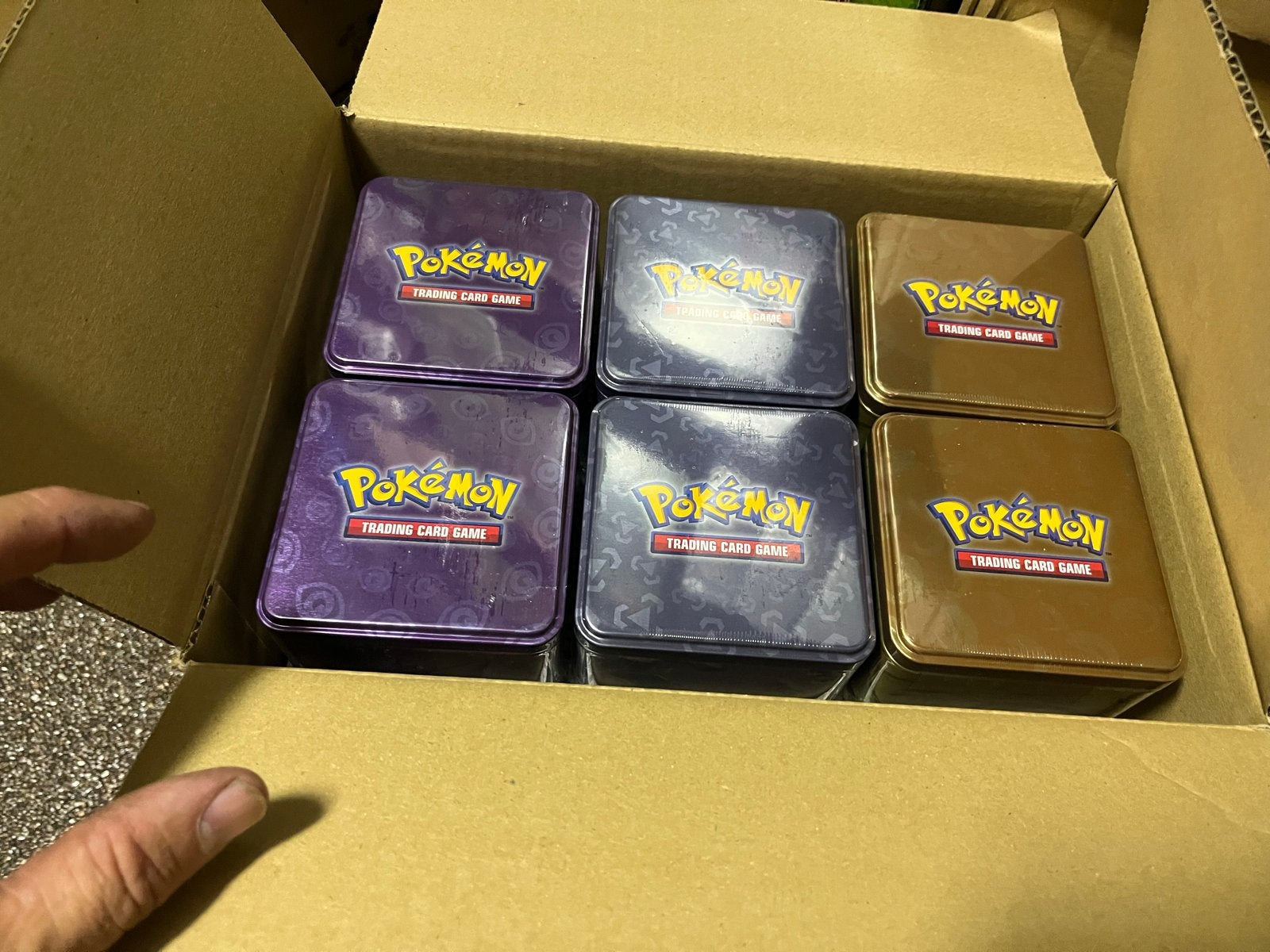 Pokémon stacking Tins 2024 - Diverse karakters (6 stuks), Ophalen of Verzenden, Nieuw, Overige typen